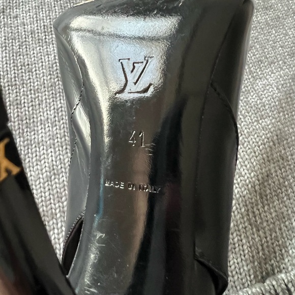 Louis Vuitton Peep Toe Sling back pumps size 41. - Picture 5 of 6